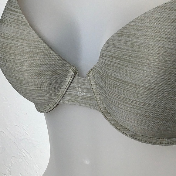Victoria’s Secret uplift semi Demi army green wired bra size 34C EUC - Picture 4 of 15